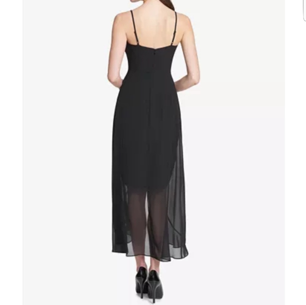 kensie Ruffled Tulip-Hem Maxi Dress - Picture 2 of 3